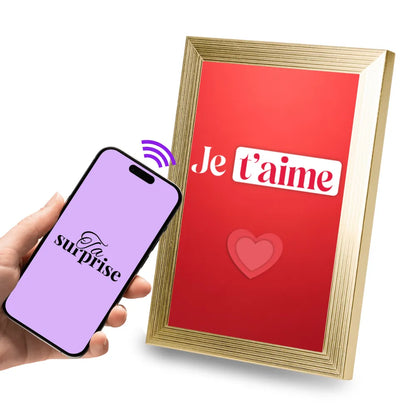 Cadre connecté NFC prêt à offrir