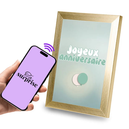 Cadre connecté NFC prêt à offrir