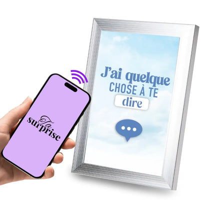 Cadre connecté NFC prêt à offrir