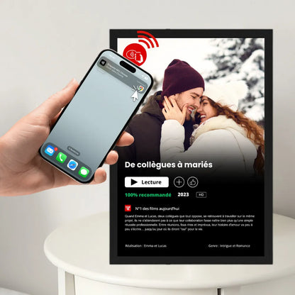 Personnalise ton cadre Netflix connecté NFC