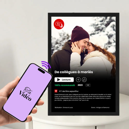 Personnalise ton cadre Netflix connecté NFC