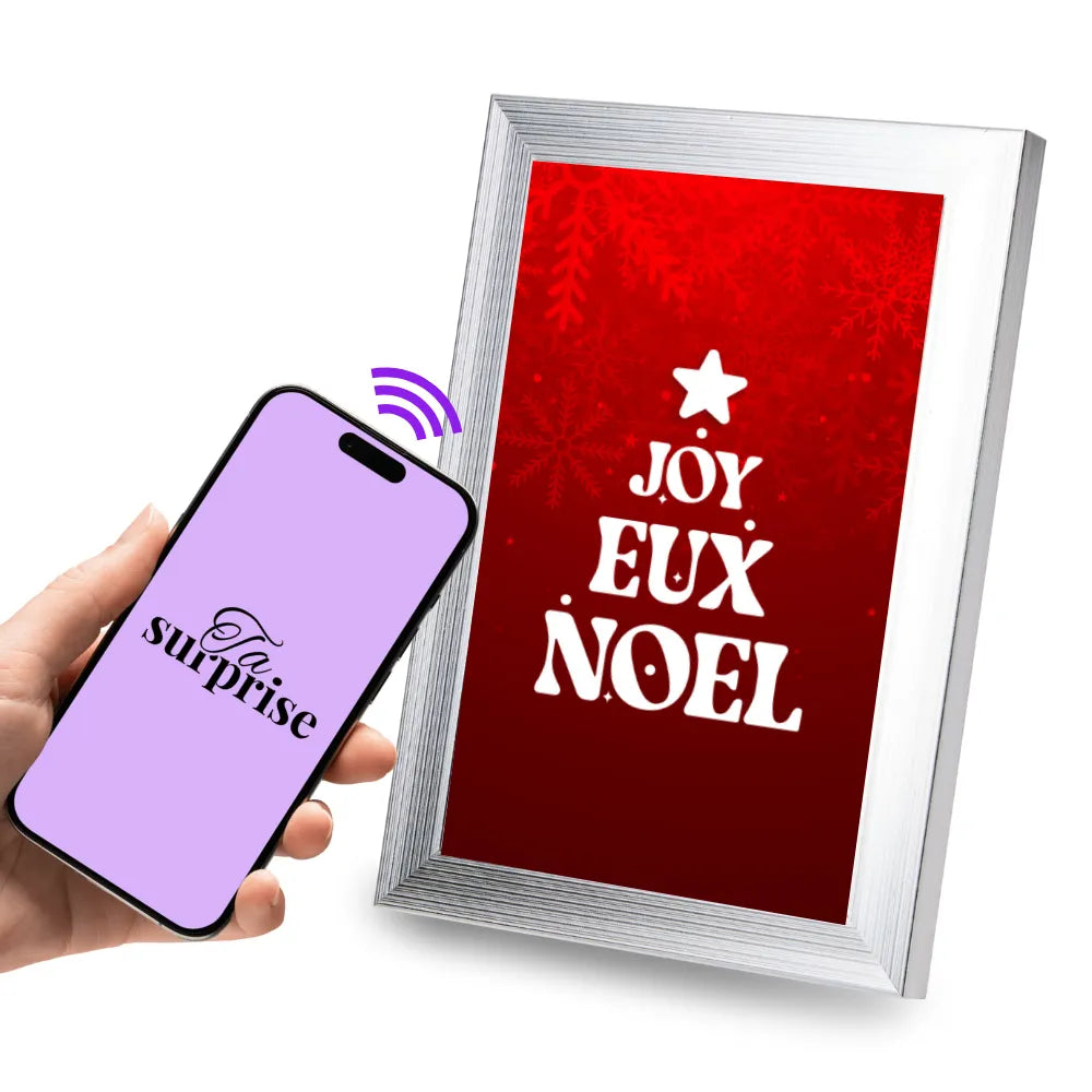 Cadre connecté NFC prêt à offrir