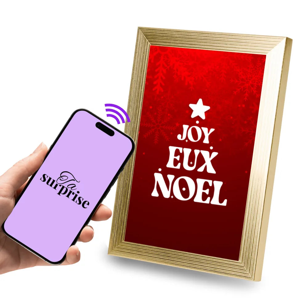 Cadre connecté NFC prêt à offrir