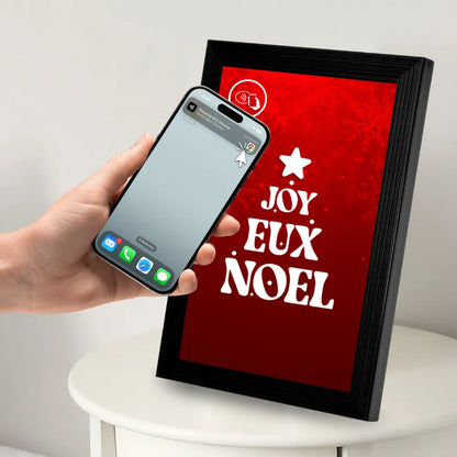 Cadre connecté NFC prêt à offrir