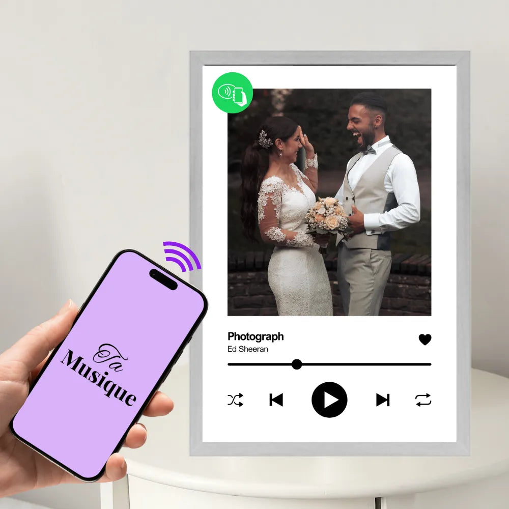 Personnalise ton cadre Spotify connecté NFC