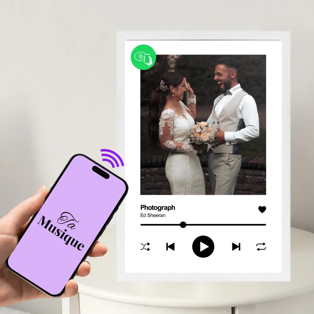 Personnalise ton cadre Spotify connecté NFC