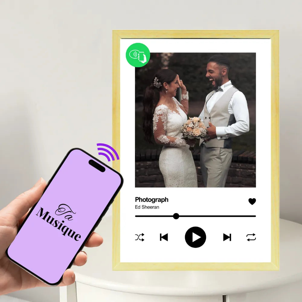 Personnalise ton cadre Spotify connecté NFC