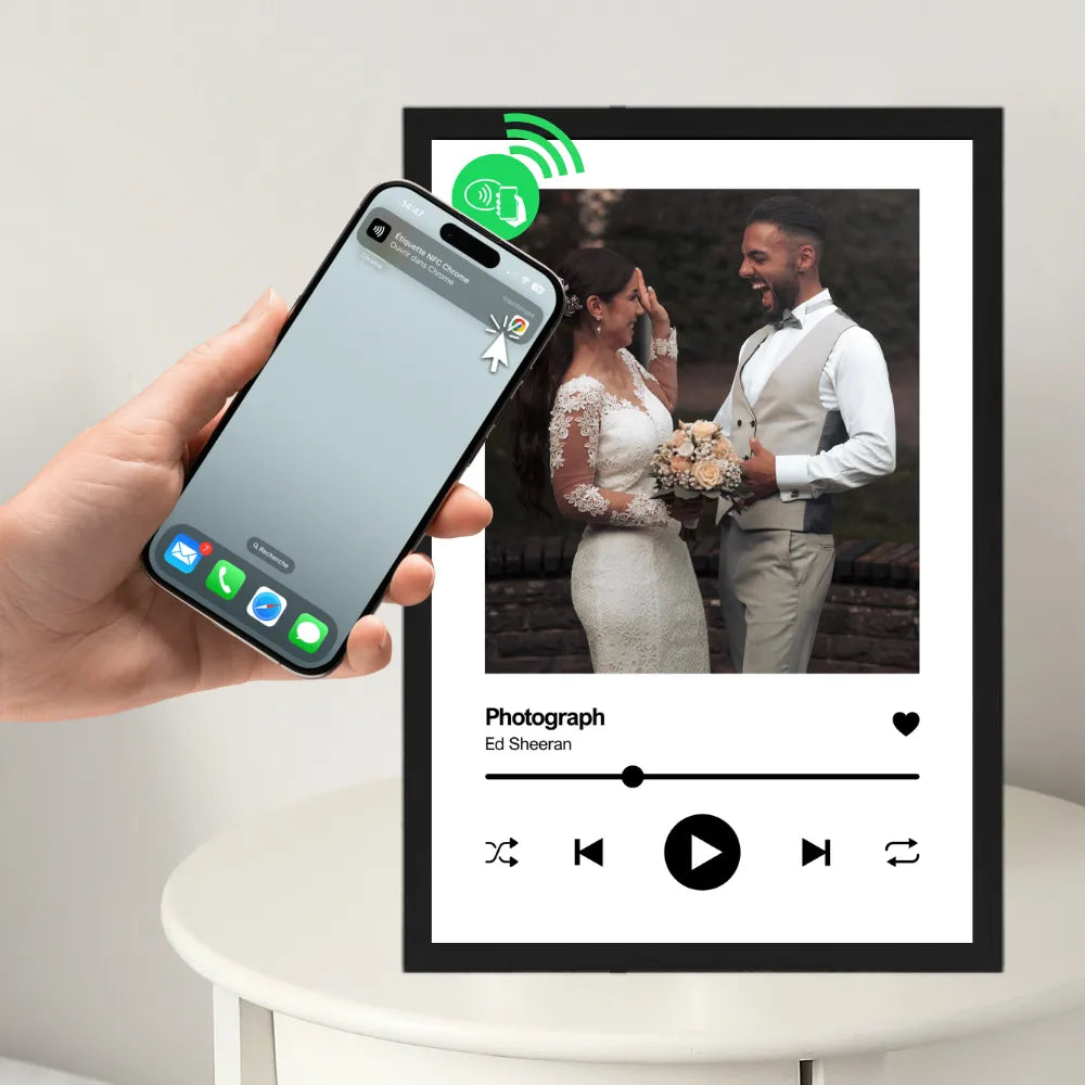 Personnalise ton cadre Spotify connecté NFC