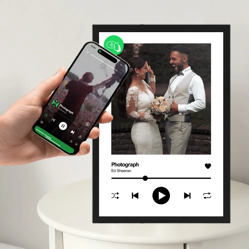 Personnalise ton cadre Spotify connecté NFC