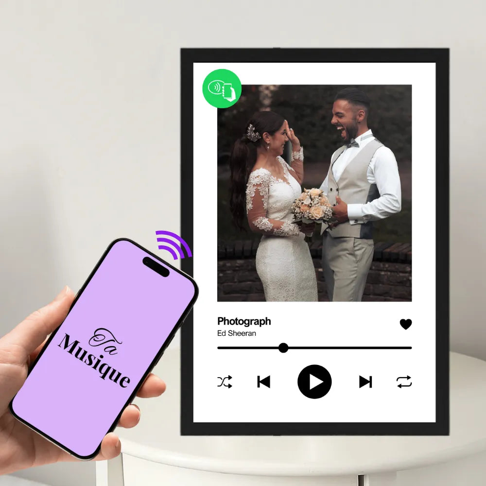 Personnalise ton cadre Spotify connecté NFC