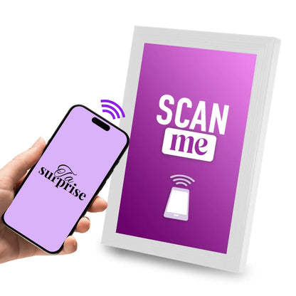 Cadre connecté NFC prêt à offrir