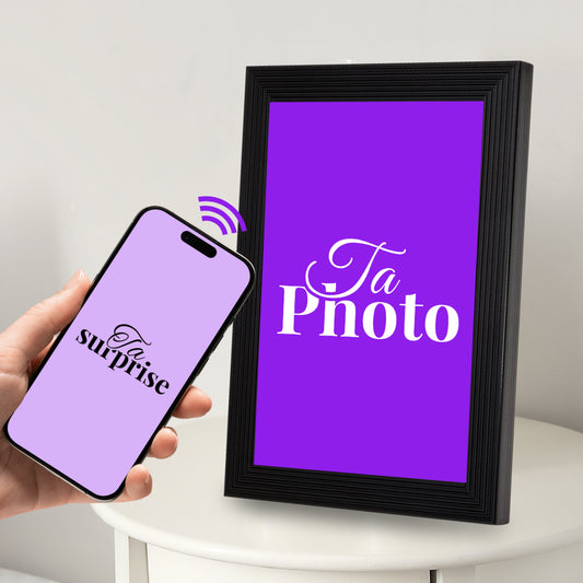 Cadre connecté personnalisé NFC