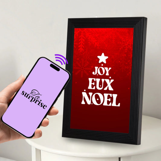 Cadre connecté NFC prêt à offrir